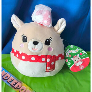 Rudolph The Red Nosed Reindeer Clarice Reindeer Squishmallows 60th Anniversary